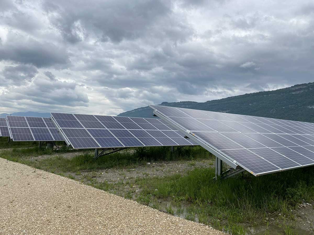 Inauguration du parc photovoltaïque de Virignin